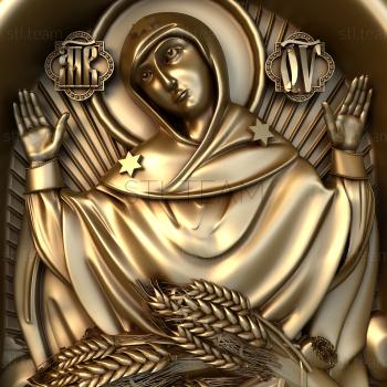 3D model Bread Icon of the Mother God (STL)